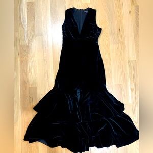 Boston Proper Black Velvet Dress 8